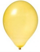 Baskısız 12 inc Metalik Sarı balon