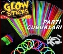 Glow Sticks fosforlu kırılan aydınlatma çubuğu kutuda 100 adettir