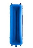 I harfi Sarı Altın Gold folyo harf balon 40 inch 100 cm