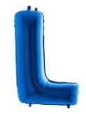 L harfi Sarı Altın Gold folyo harf balon 40 inch 100 cm