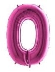 Sfr Rakam Pembe Fuya folyo rakam balon 40 inch 100 cm