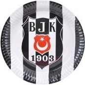 Taraftar tabak beşiktaş bjk parti malzemesi 8 adet