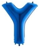 Y harfi Sarı Altın Gold folyo harf balon 40 inch 100 cm