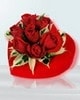 Ankara iek siparii sitemizin grsel rn kalp ierisinde 5 adet krmz gl Ankara iek gnder firmas ahane rnmz